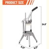 Commercial Vegetable Chopper Stainless Steel French Fry Cutter With 3 Type Blades - 2 of 4