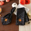 Design Imports Spooky Spiderweb Embellished Napkin (Set Of 4) - 4 of 4