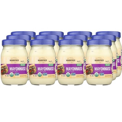 Woodstock Organic Mayonnaise - Case of 12/16 oz