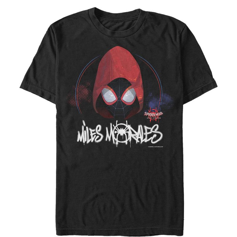 Men's Marvel Spider-Man: Into the Spider-Verse Hooded Miles T-Shirt, 1 of 5