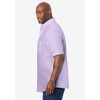 KingSize Men's Big & Tall Tall Wrinkle-Free Short-Sleeve Oxford Dress Shirt - 3 of 4