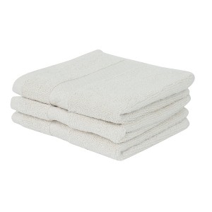 Splash Ultra-Soft Zero Twist 100% Ring Spun Cotton Face Washcloth Set – Reversible, 550 GSM, Soft, Highly Absorbent Towels for Bathroom - 12" x 12" - 1 of 4