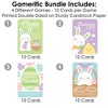 Big Dot of Happiness Spring Easter Bunny - 4 Happy Easter Party Games - 10 Cards Each - Gamerific Bundle - 3 of 4