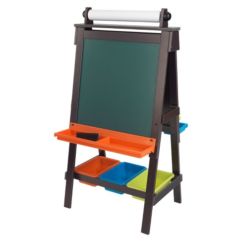 Kidkraft Storage Easel Espresso Target