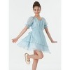 2Bunnies Girls Tween Teen Tiered Layered Ruffle Textured Pleated Mini Dress - 4 of 4