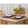 Unique Bargains Dining Room Heat Resistant Modern Faux Leather Placemats 18 x 12 Inches 6 Pcs - 2 of 4