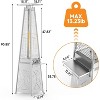 2-in-1 Patio Propane Heater Commercial Gas Heater 48000 BTU Outdoor For Backyard - 2 of 4