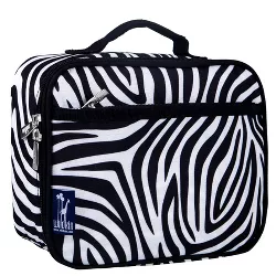 Wildkin Kids Insulated Lunch Box Bag for Boys & Girls (Zebra)