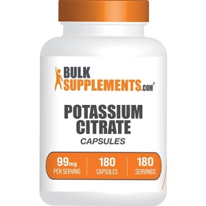BulkSupplements Potassium Citrate Capsules - 1 of 4