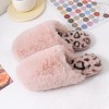 Roxoni Women's Fuzzy Suede Slippers – Cozy Winter House Slippers with Soft Sweater Knit Design - 4 of 4