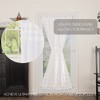 White Ruffled Sheer Petticoat Door Panel 72x40  VHC Brands - 2 of 4