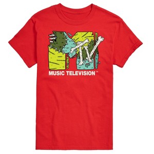 Men's - MTV - Halloween Zombie Classic Logo Short Sleeve Graphic T-Shirt - 1 of 4