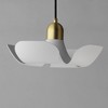 Maxim Lighting Poppy 1 - Light Pendant in  White/Satin Brass - 4 of 4