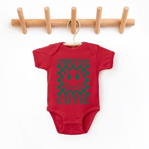 The Juniper Shop Christmas Cutie Checkered Baby Bodysuit - 1 of 3