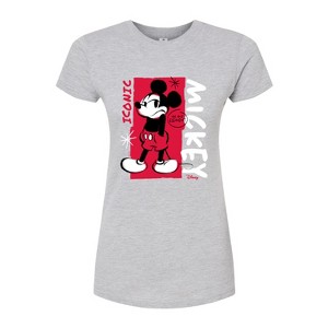 Women's - Disney - Mickey Iconic Fitted Graphic T-Shirt - 1 of 3