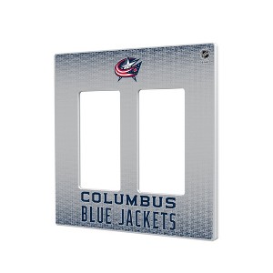 NHL Eastern Conference Teams Linen Hidden-Screw Light Switch Plate for Double Rocker - 1 of 4