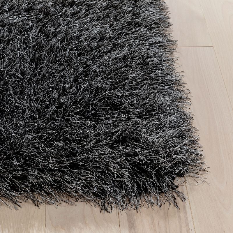 Well Woven Chie Kuki Collection Ultra Soft Two-Tone Long Floppy Pile Area Rug, 4 of 10