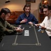 VEVOR Poker Table Top,70x35 in Poker Mat for Table,6-8 Players Foldable Poker Table Top with Carrying Bag,Waterproof Folding Poker Table Topper,Black - 2 of 4