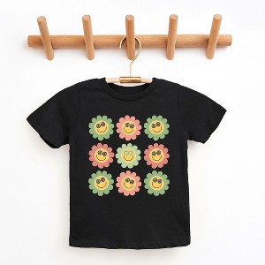 The Juniper Shop Smiley Flowers With Sunglasses Youth Short Sleeve Tee - 1 of 3