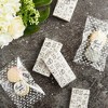 Sparkle and Bash Wedding Theme Facial Tissues - 24 Pack 3-ply Travel Size Pocket Tissue Party Favors, 240 Count Total - 2 of 4