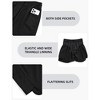 Women's 5" Quick Dry Swim Board Shorts with Pockets UPF 50+ Swimsuit Bottom Trunks Beach Shorts for Women with Liner - 4 of 4