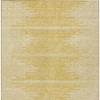 Gold And Ivory Abstract Washable Indoor Outdoor Area Rug - 4 of 4