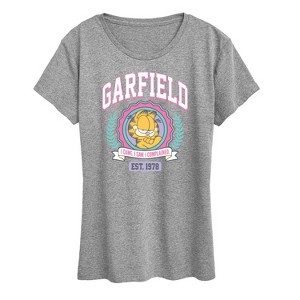 Women's - Garfield - Collegiate I Came I Saw I Complained Short Sleeve Graphic T-Shirt - 1 of 4