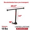 Yakima Longarm Aluminum Hitch Mounted Adjustable 3 Position Tailgate ...