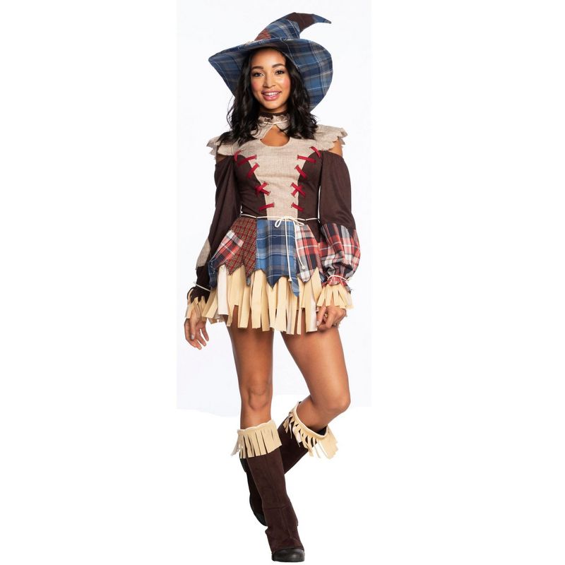 Charades Women's Scarecrow Costume, 1 of 3
