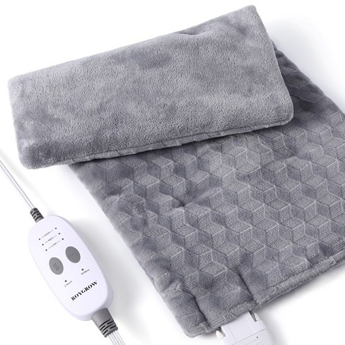  Heating Pad with Massager for Neck and Shoulders, Wearable Electric  Heating Pads for Back Pain Relief, Auto-shutoff, 6 Heat Settings, 4 Massage  Modes, UL Certified, Large Size, Gray : Health 