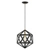 Livex Lighting Geometric 1 - Light Pendant in  Textured Black - 2 of 2