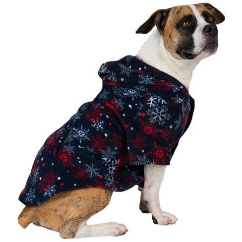 Pet Pjs - Winter Whiteout Pet Pjs Fleece Hoodie Sweaters - Small (fits Up  To 15 Lbs) : Target