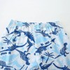 MyKids-USA Summer Baby Kids Blue Dinosaurs Pattern T-shirt and Shorts Casual Clothing Set for Boys - 4 of 4