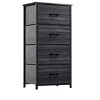 Dresser with 4 Drawers ,Fabric Storage Tower, Organizer Unit for Living Room, Hallway, Closets,Sturdy Steel Frame, Wooden Top - 2 of 4