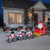 Gemmy Christmas Inflatable Santa's Sleigh with Raccoons, 5 ft Tall, Multi - 2 of 4
