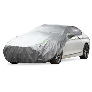 Unique Bargains Front Half Car Cover Aluminum Film - 1 of 4