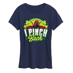 Women's - Marvel - St. Patrick's Day I Pinch Back Short Sleeve Graphic T-Shirt - 1 of 4