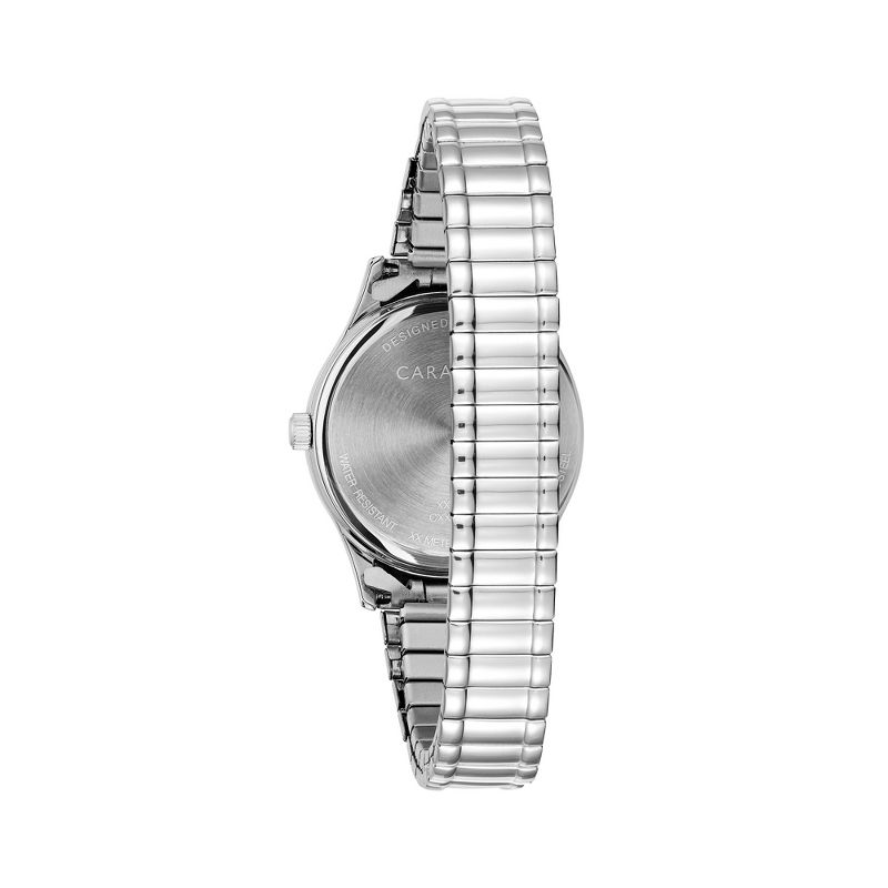 Caravelle designed by Bulova Ladies' Traditional Easy Read Band Watch, 3-Hand Date, 3 of 5