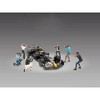 "Photographers" 6 piece Diecast Figure Set (6 Figures) Limited Edition for 1/64 Scale Models by American Diorama - 3 of 4