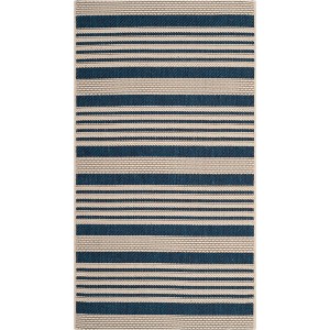 Courtyard CY6062 UV & Stain Resistant Non-Shedding Power Loomed Indoor/Outdoor Rugs - Safavieh - 1 of 4