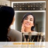 Whizmax 360° Swivel Jewelry Cabinet with LED Lights,Inside Makeup Mirror,Rotatable Full Length Mirror with Jewelry Storage for Bedroom - 4 of 4