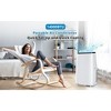 Portable Air Conditioner, Dehumidifier, Fan with Remote Control, with 3-Speed Wind/Night Light for Bedroom Home Office - 4 of 4
