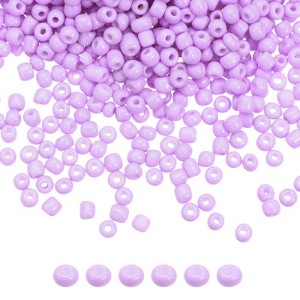 Unique Bargains Loose Craft DIY Earring Necklace Making Glass Round Beads 6000 Pcs - 1 of 4