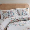 4pc Ada Floral Comforter Set with Throw Pillow White - Madison Park - 4 of 4