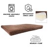 Waterproof Dog Bed – 2-Layer Memory Foam Dog Bed with Removable Machine Washable Cover – 36x27 Dog Bed for Large Dogs up to 75lbs by PETMAKER (Brown) - 3 of 4