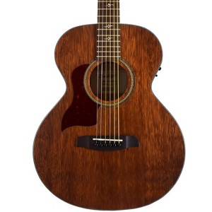 Sawtooth Mahogany Series Left-Handed Solid Mahogany Top Acoustic-Electric Mini Jumbo Guitar - 1 of 4