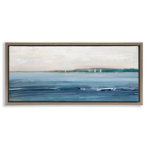 Stupell Industries Morning Sky Abstract Ocean, 31" x 14" - 1 of 4