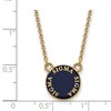 Black Bow Jewelry 14k Yellow Gold Plated Sterling Silver Sigma Sigma Sigma Greek Life Necklace 18 Inch - 2 of 4