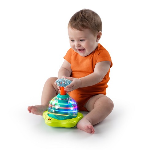 Bright Starts Rock & Glow Unicorn Toy with Lights and Melodies, Ages 6  months +