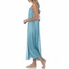 Ezi Satin Silk Nightgown For Women - Soft & Breathable Womens Sleepwear- Short Sleeves Womens Sleepwear - 3 of 4